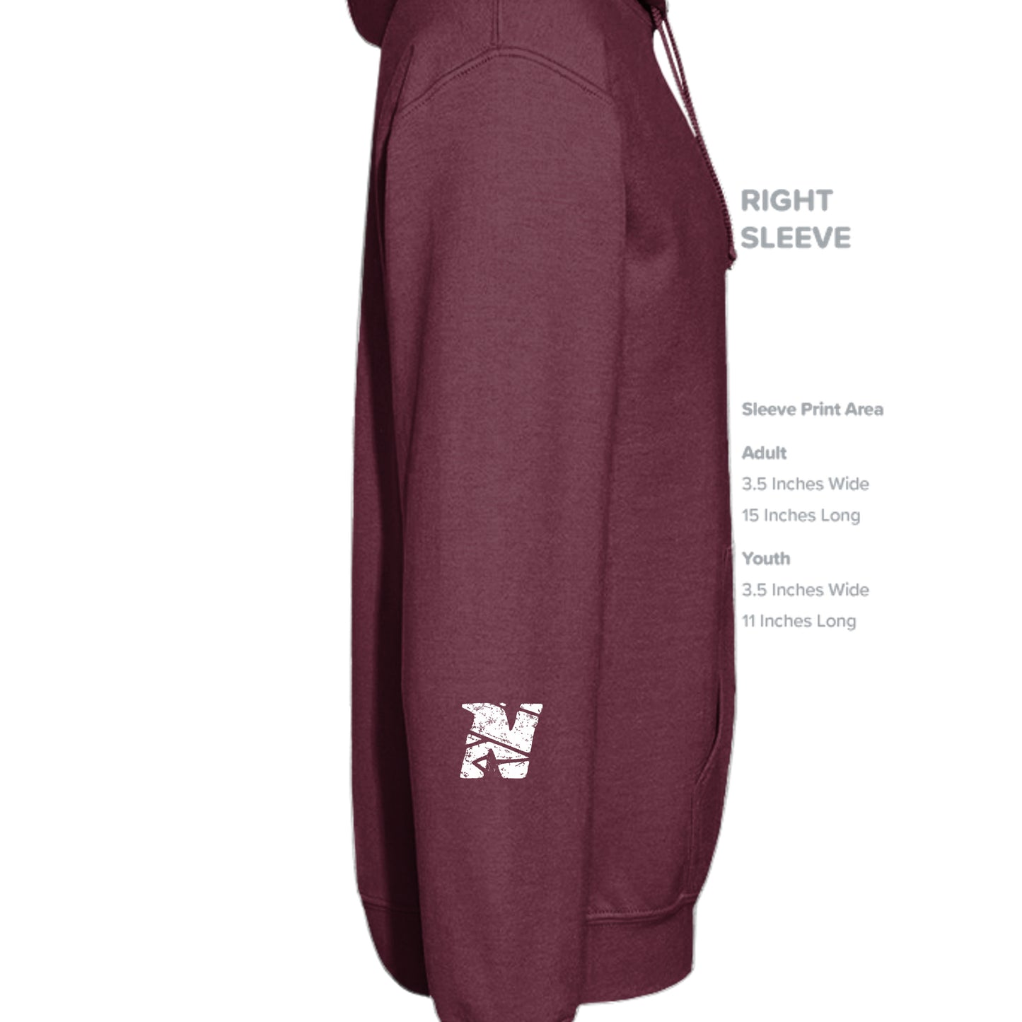 Maroon - PC90HT - SLEEVE_RIGHT