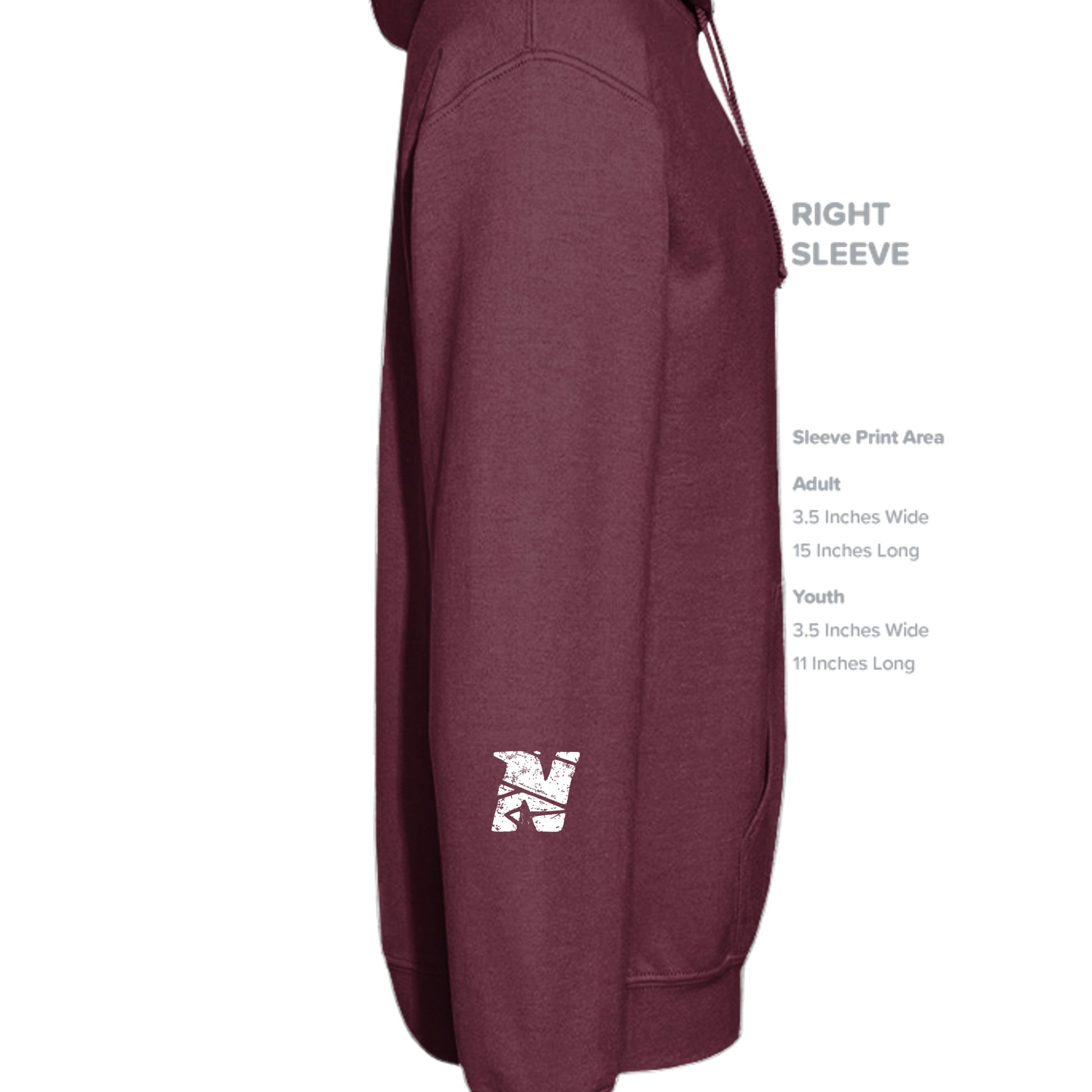 Maroon - PC90HT - SLEEVE_RIGHT